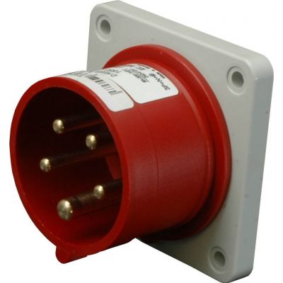 16A 400V 3P+N+PE Wtyk tablicowy prosty IP44 ERR 1653 004482111 ETI (004482111)