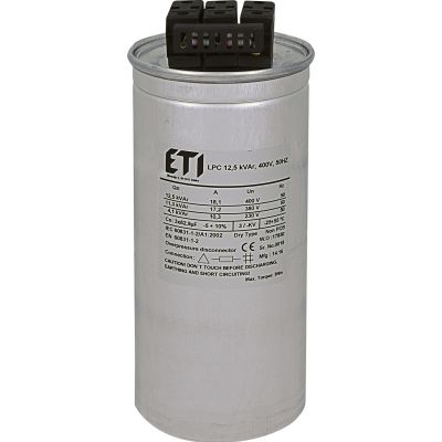 Kondensator LPC 12.5 kVAr, 400V, 50Hz 004656751 ETI (004656751)