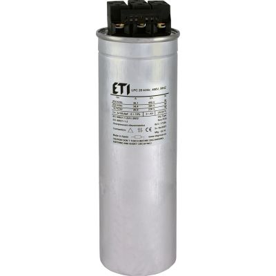 Kondensator LPC 25 kVAr, 400V, 50Hz 004656754 ETI (004656754)