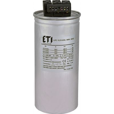 Kondensator LPC 12.5 kVAr, 440V, 50Hz 004656761 ETI (004656761)