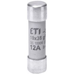 Wkładka topikowa cylindryczna PV CH10x38 gPV 12A 1000V UL 002625106 ETI (002625106)