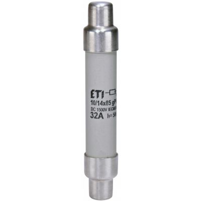 Wkładka topikowa cylindryczna PV CH10 14x85 gPV 32A 1500V 002626237 ETI (002626237)