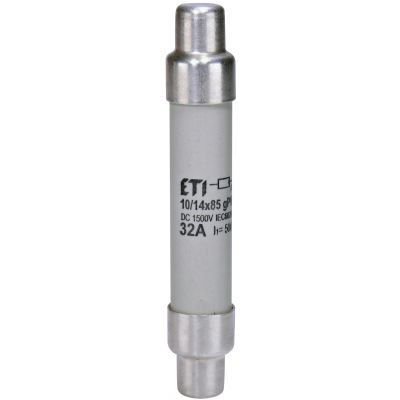 Wkładka topikowa cylindryczna PV CH10 14x85 gPV 32A 1500V 002626237 ETI (002626237)