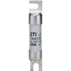 Wkładka topikowa cylindryczna PV SU CH14x51SU gPV 36A 1000V DC 002637315 ETI (002637315)