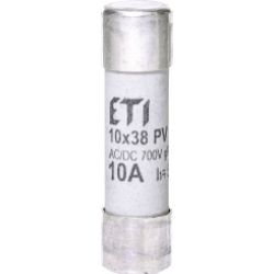 Wkładka topikowa cylindryczna PV gR 700V CH10x38 gR 10A 700V AC DC 002625021 ETI (002625021)