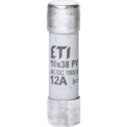 Wkładka topikowa cylindryczna PV gR 700V CH10x38 gR 12A 700V AC DC 002625022 ETI (002625022)