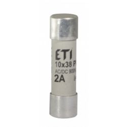 Wkładka topikowa cylindryczna PV gR 900V CH10x38 gR 2A 900V AC DC 002625027 ETI (002625027)