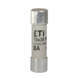 Wkładka topikowa cylindryczna PV gR 900V CH10x38 gR 8A 900V AC DC 002625030 ETI (002625030)