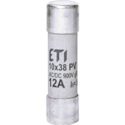 Wkładka topikowa cylindryczna PV gR 900V CH10x38 gR 12A 900V AC DC 002625032 ETI (002625032)