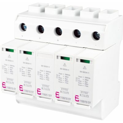 Ogranicznik przepięć T1 T2 (B C) - do systemów PV ETITEC M T12 PV 1100/10 5Y 002440675 ETI (002440675)