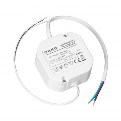 Zasilacz LED, dopuszkowy, 12V, 20W, IP67, plastikowa obudowa (OR-ZL-1679/12/20)