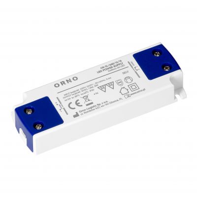 Zasilacz LED płaski, 12V DC, 15W, IP20 (OR-ZL-1683/12/15)