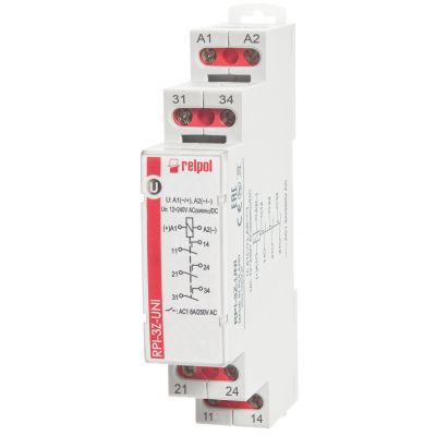 RELPOL Przekaźnik instalacyjny 3Z, ,12…240 VAC/DC RPI-3Z-UNI 863515 (863515)