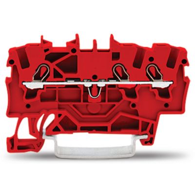 Złączka szynowa 3-przewodowa 1,5mm2 czerwona 2001-1303 TOPJOBS /100szt./ WAGO (2001-1303)