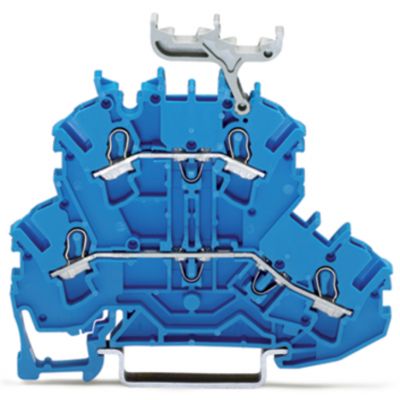 Złączka 2-piętrowa 2,5mm2 N/N niebieska TOPJOBS 2002-2234 /50szt./ WAGO (2002-2234)