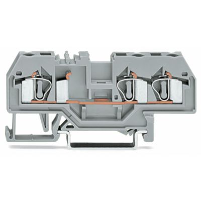 3-przewodowa złączka przelotowa 4mm2 szara /50szt./ WAGO (281-681)