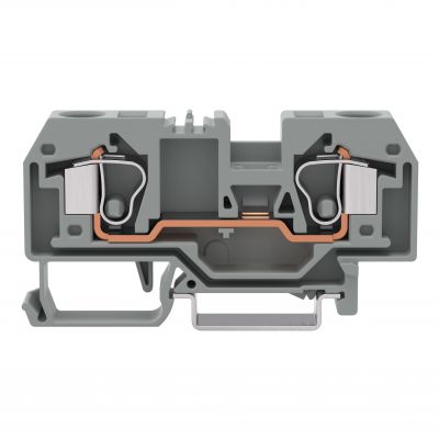 2-przewodowa złączka przelotowa 10mm2 pomarańczowa /25szt./ WAGO (284-902)