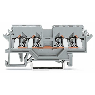 4-przewodowa złączka przelotowa 2,5mm2 szara /100szt./ WAGO (280-621)