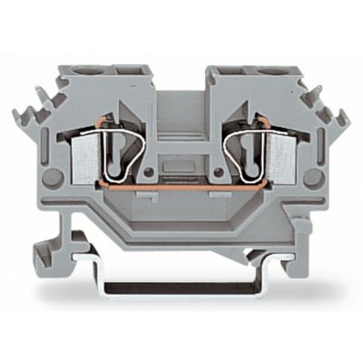 2-przewodowa złączka przelotowa 4mm2 szara /50szt./ WAGO (281-601)