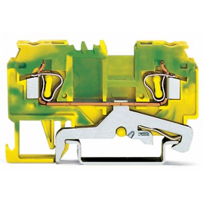 Złączka 2-przewodowa PE 4mm2 żółto-zielona 880-907 /100szt./ WAGO (880-907)
