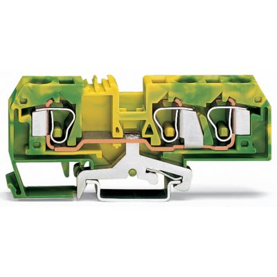 3-przewodowa złączka PE 10mm2 żółto-zielona /25szt./ WAGO (284-687)