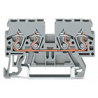 4-przewodowa złączka przelotowa 2,5mm2 czerwona /100szt./ WAGO (870-833)