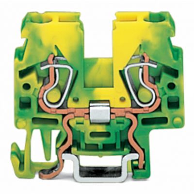 Złączka 2-przewodowa PE 2,5mm2 żółto-zielona 870-917 /100szt./ WAGO (870-917)