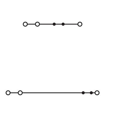 Złączka dwupiętrowa L / L 3-przewodowa 2,5mm2 szara 870-531 /50szt./ WAGO (870-531)