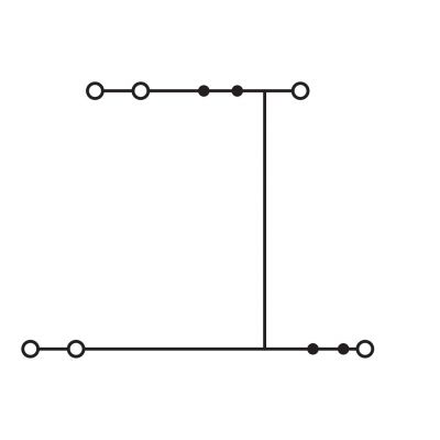 Złączka dwupiętrowa L / L 6-przewodowa 2,5mm2 szara 870-538 /50szt./ WAGO (870-538)