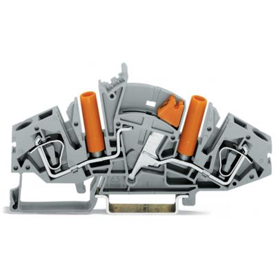 Złączka rozłączalno-pomiarowa 6mm2 do przekładników pradądowych szara 282-821 /20szt./ WAGO (282-821)