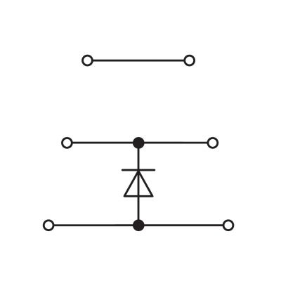 Złączka trzypiętrowa diodowa 2,5mm2 szara 870-590/281-675 /50szt./ WAGO (870-590/281-675)