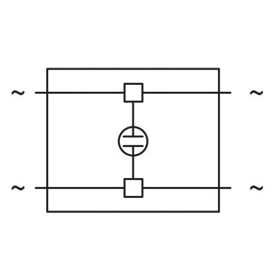 Moduł diodowy z neonówką 220V AC 280-803/281-417 /50szt./ WAGO (280-803/281-417)