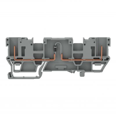 Złączka bazowa X-COM 2-pinowa z diodą 1N 4007 szara 769-208/281-410 /50szt./ WAGO (769-208/281-410)