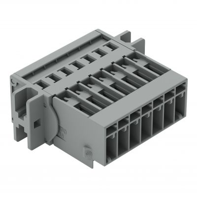 Wtyk 1-przewodowy CAGE CLAMP szara /25szt./ WAGO (769-607/002-000)