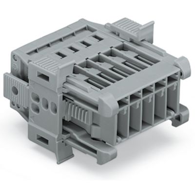 Wtyk 1-przewodowy CAGE CLAMP szara /100szt./ WAGO (769-603/006-000)