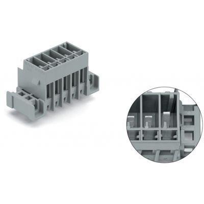 Wtyk THT Pin lutowniczy 1,0x1,0mm konstrukcja prosta szary /25szt./ WAGO (769-636/003-036)
