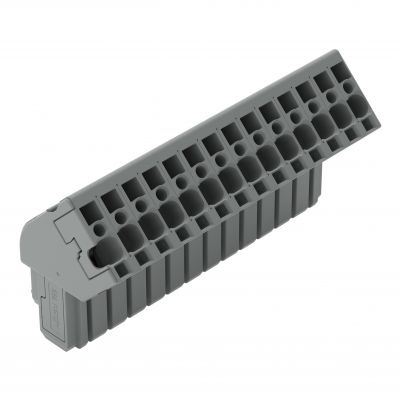 1-przewodowe gniazdo kątowe CAGE CLAMP szara /10szt./ WAGO (769-114/022-000)