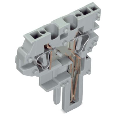 Moduł wewnętrzny 2-przewodowe gniazdo CAGE CLAMP szara /250szt./ WAGO (769-505)