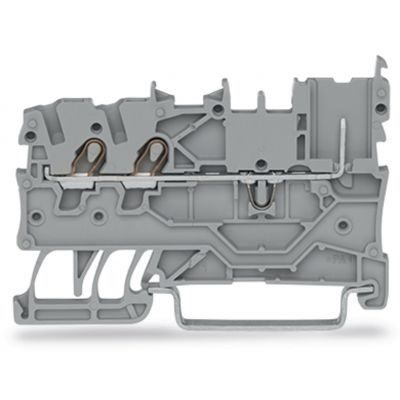 Złączka bazowa 2-przewodowa/1-pinowa szara /50szt./ WAGO (2020-1301)