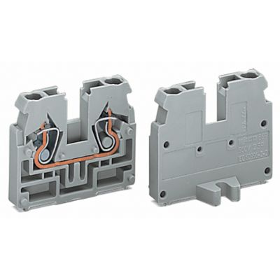 Złączka 2-przewodowa końcowa 2,5mm2 szara 869-301 /100szt./ WAGO (869-301)