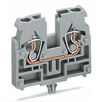 Złączka 2-przewodowa wewnętrzna 2,5mm2 szara 869-311 /100szt./ WAGO (869-311)