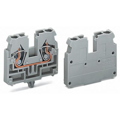 Złączka 2-przewodowa końcowa 2,5mm2 szara 869-331 /100szt./ WAGO (869-331)