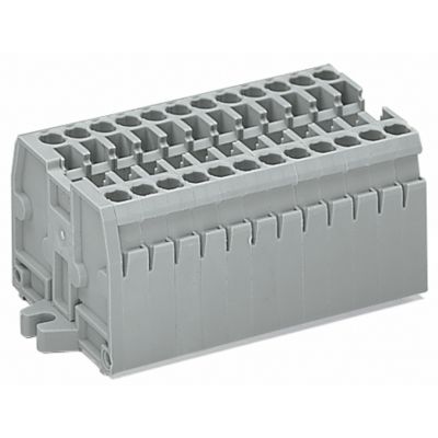 Listwa zaciskowa 2-przewodowa 2,5mm2 11-torowa szara mocowanie śrubowe 869-211 /25szt./ WAGO (869-211)