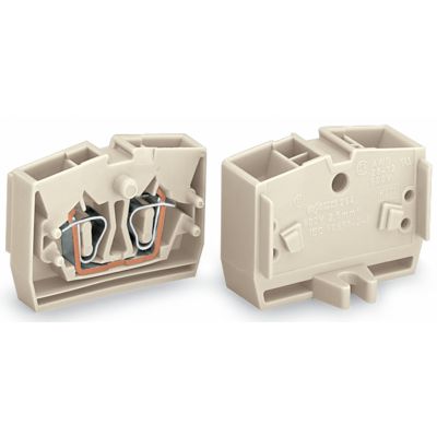 Złączka 2-przewodowa Ex 2,5mm2 jasnoszara z mocowaniem śrubowym 264-130 /100szt./ WAGO (264-130)