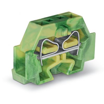 Złączka 2-przewodowa 4mm zolto-zielona z mocowaniem śrubowym 262-307 /50szt./ WAGO (262-307)