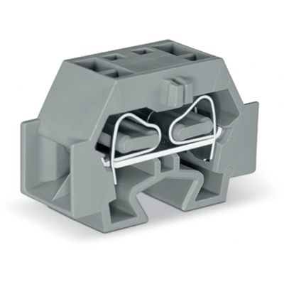 Złączka 4-przewodowa końcowa 4mm2 szerokość 12mm szara 262-351 /50szt./ WAGO (262-351)