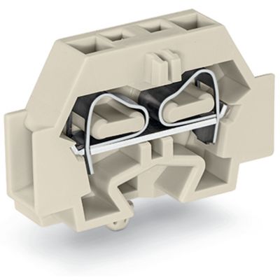 Złączka 2-przewodowa EEx 4mm2 jasnoszara ze stopką montażową 262-180 /50szt./ WAGO (262-180)