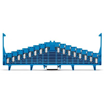8-piętrowa złączka krosowa z zatrzaskami niebieska /25szt./ WAGO (727-123/004-000)