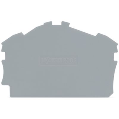 Ścianka końcowa szara TOPJOBS 2002-6391 /25szt./ WAGO (2002-6391)