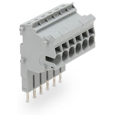 Modularny wielowtyk TOPJOBs do montażu zatrzaskowego do otworów na mostek szary /10szt./ WAGO (2002-556)